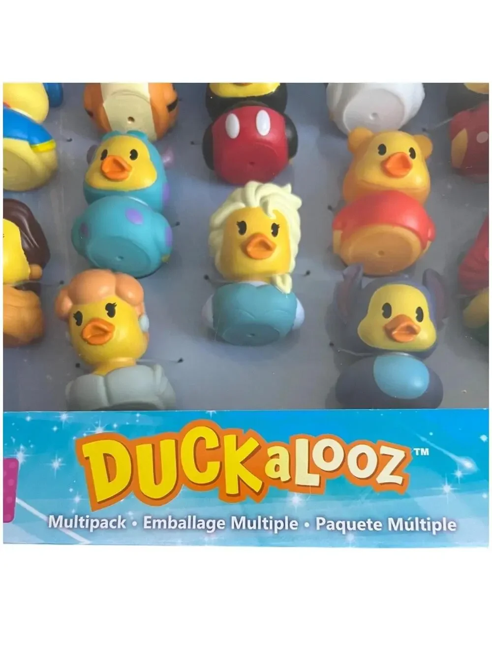 Disney Duckalooz New Rubber Duckie Jeep Duck Set of 12